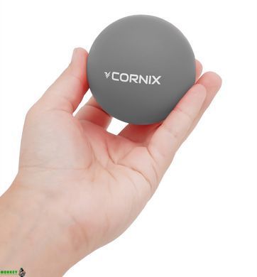 Массажный мяч Cornix Lacrosse Ball 6.3 см XR-0120 Grey