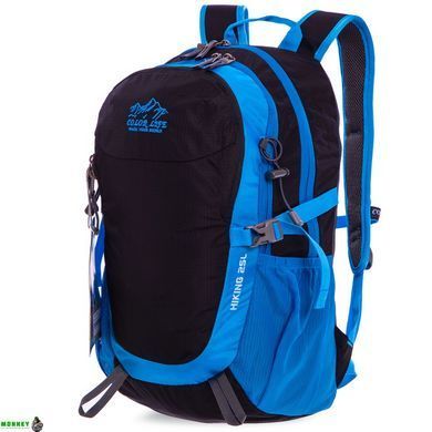 Рюкзак спортивный с жесткой спинкой COLOR Life TY-5293 Голубой-оранжевый 25л