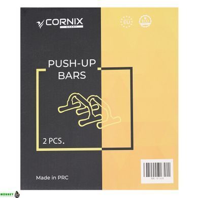Упоры для отжиманий Cornix Push-up Bars XR-0169 Black/Green