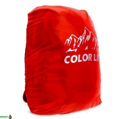 Рюкзак спортивный с жесткой спинкой COLOR Life TY-5293 Голубой-оранжевый 25л