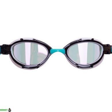 Окуляри для плавання MadWave TRIATHLON Rainbow M042706 Блакитний-чорний