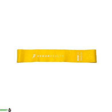 Фитнес резинка 4yourhealth Mini Band Level 3 (5-10кг.) желтая