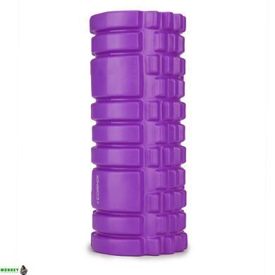 Массажный ролик Cornix EVA 33 x 14 см (валик, роллер) XR-0032 Violet