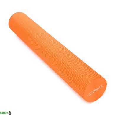 Массажный ролик Cornix EVA+ 90 x 15 см (валик, роллер) XR-0312 Orange