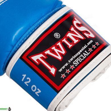 Перчатки боксерские TWINS FBGVSD3-TW6 Синий металлик 16 унции