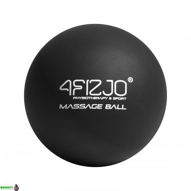Массажный мяч 4FIZJO Lacrosse Ball 6.25 см 4FJ1196 Black