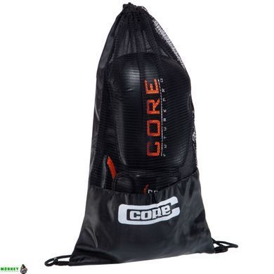 Перчатки боксерские CORE BO-8541 Черный-оранжевый 10 унций
