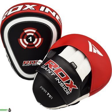 Лапы боксерские RDX Gel Focus Red