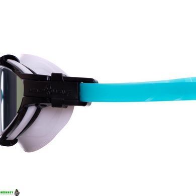 Окуляри для плавання MadWave TRIATHLON Rainbow M042706 Блакитний-чорний