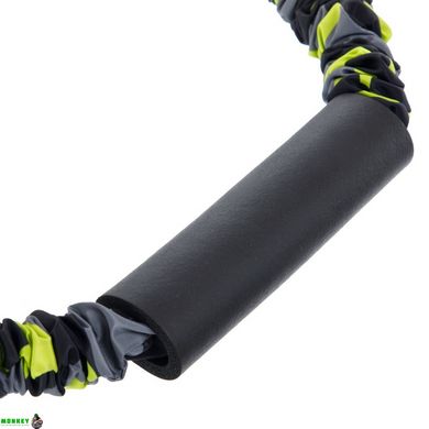 Эспандер трубчатый с ручками в защитном рукаве Восьмерка Zelart FI-7832-45 45LB нагрузка-20,5кг цвета в ассортименте