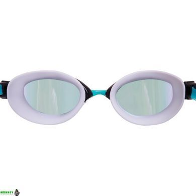 Окуляри для плавання MadWave TRIATHLON Rainbow M042706 Блакитний-чорний