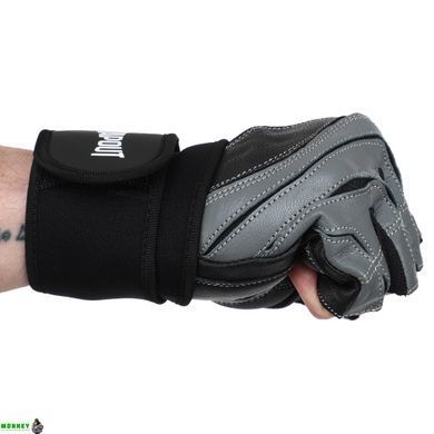 Перчатки для фитнеса и тяжелой атлетики TAPOUT SB168508 Черный-серый M