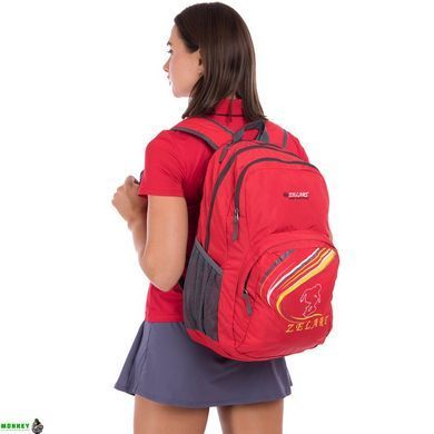 Рюкзак спортивный с жесткой спинкой Zelart GA-3705 Черный 20л