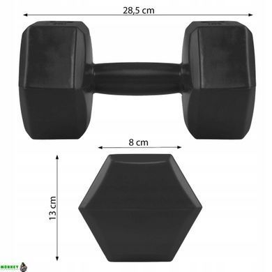 Гантелі Springos Hex 2 x 5 кг FA1036