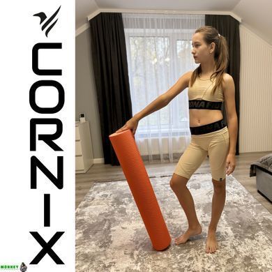 Массажный ролик Cornix EVA+ 90 x 15 см (валик, роллер) XR-0312 Orange
