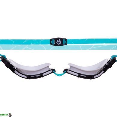 Окуляри для плавання MadWave TRIATHLON Rainbow M042706 Блакитний-чорний
