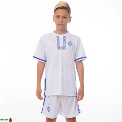 Форма футбольна дитяча з символікою футбольного клубу ДИНАМО КИЇВ домашня 2017 SP-Sport CO-3900-DN1-B XS-XL білий