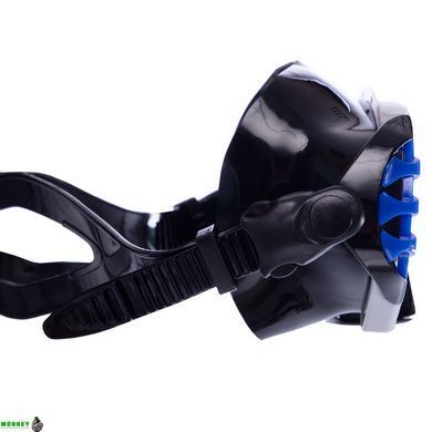 Маска для плавания в пластиковом боксе LEGEND M163-PVC Серый