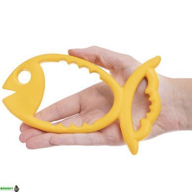 Игрушка для обучения детей плаванию MadWave DIVING FISH M075903006W 17x9x1,5см желтый