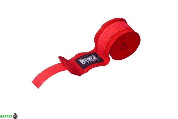 Бінти для боксу PowerPlay 3047 червоні (4м)