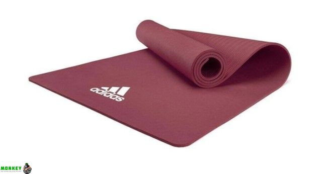 Килимок для йоги Adidas Yoga Mat червоний Уні 176 х 61 х 0,8 см