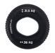 Эспандер кистевой силиконовый PowerPlay PP-4330 Hand Grip Loops Hard 31.5-36 кг. Черный