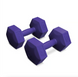 Гантели для фитнеса композитные Hop-Sport HS-C040DS 2х4кг фиолетовый