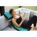 Килимок акупунктурний з подушкою 4FIZJO Eco Mat XL Аплікатор Кузнєцова Black/Blue (P-5907739317452)