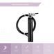 Скакалка швидкісна 4yourhealth Jump Rope Premium 3м металева на підшипниках 0217 Чорна