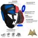 Боксерський шолом тренувальний RDX Guard Blue M