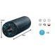 Массажный ролик (валик, роллер) гладкий 4FIZJO EPP PRO+ 45 x 14.5 см 4FJ1141 Black/Blue