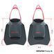 Ласти для тренувань в басейні короткі з відкритою п'ятою SPEEDO BIOFUSE FITNESS 8087669068 XL, EU-46-48 розмір, чорний