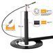 Скакалка швидкісна 4yourhealth Jump Rope Premium 3м металева на підшипниках 0217 Чорна