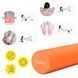 Массажный ролик Cornix EVA+ 90 x 15 см (валик, роллер) XR-0312 Orange