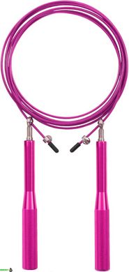 Скакалка скоростная 4yourhealth Jump Rope Premium 3м металлическая на подшипниках 6863 Розовая