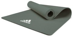 Килимок для йоги Adidas Yoga Mat темно-зелений Уні 176 х 61 х 0,8 см