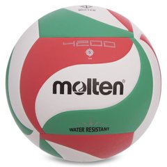 Мяч волейбольный Клееный PU MOLTEN V5M4200 (PU, №5, 5 сл., клееный)