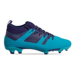 Бутсы футбольная обувь с носком DIFENO 181239-3 CYAN/NAVY размер 40-45 (верх-PU, голубой-темно-синий)