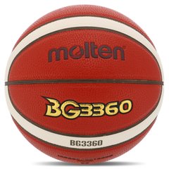Мяч баскетбольный PU №7 MOLTEN B7G3360-YT (оранжевый)