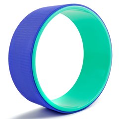 Колесо-кольцо для йоги Record Fit Wheel Yoga FI-5110 (PVC, TPE, р-р 32х13см, фиолетовый-зеленый)