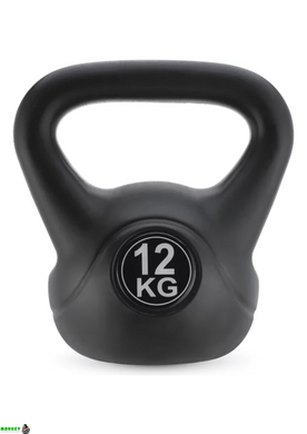 Гиря виниловая Gymtek 12кг черный