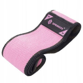 Резинка для фітнесу та спорту із тканини Springos Hip Band Size M FA0110