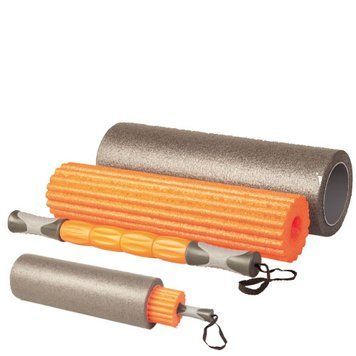 Массажный ролик 3в1 LiveUp YOGA ROLLER SET