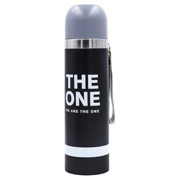 Термос сталевий 500ml I AM 2416 Чорний (кольори в асортименті, сталь)