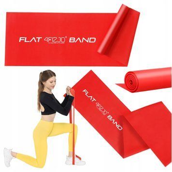 Лента-эспандер для спорта и реабилитации 4FIZJO Flat Band 200 х 15 cм 2-4 кг 4FJ0004