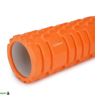 Массажный ролик Cornix EVA 33 x 14 см (валик, роллер) XR-0033 Orange