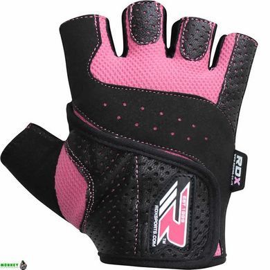 Перчатки для фитнеса женские RDX Pink S