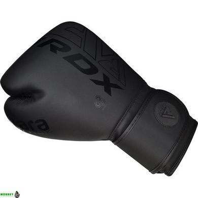 Боксерские перчатки RDX F6 Kara Matte Black 6 унций (капа в комплекте)