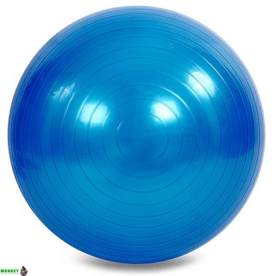 М'яч для фітнесу фітбол з еспандером и ремнем для крепления PRO-SUPRA FI-0702B-75 75см кольори в ассортименті