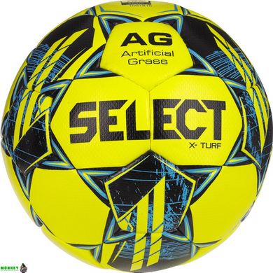 М'яч футбольний Select X-TURF v23 жовто-синій Уні